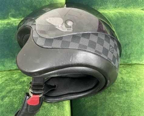 scooter helm louis vuitton|louis vuitton damier helmet.